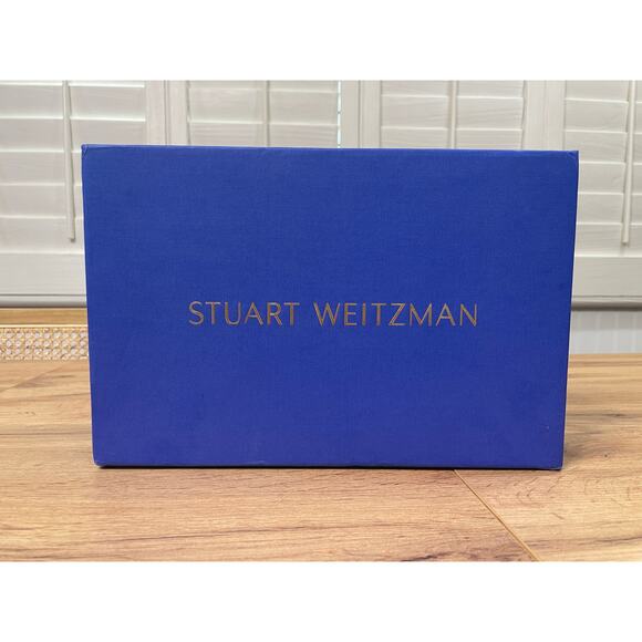 Stuart Weitzman Nudistcurve 50 Wedge Adobe Patent Leather Size 9.5 US 40 EU NIB - Picture 12 of 13